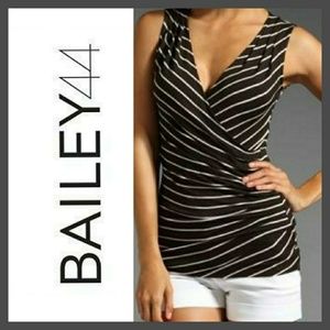 New Bailey 44 As You Like It Wrap Style Brown Top